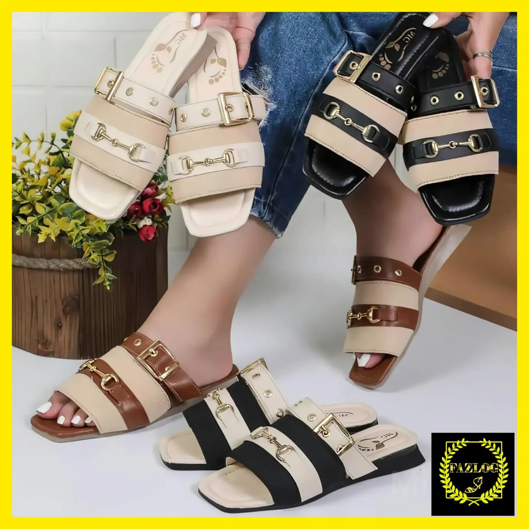 صندل شیک زنانه دخترانه بنی