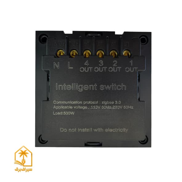 تاچ پنل هوشمند زیگبی 3.5 اینچ تویا با کلید پیانویی Tuya Zigbee — تصویر ۶