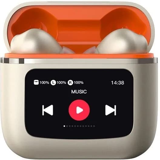 هندزفری بلوتوث دوگوش گرین لاین Green Lion TouchWave ANC GNTWVEANCBK دارای صفحه نمایش لمسی — تصویر ۶
