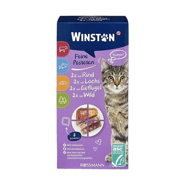 کنسرو گربه وینستون مدل مولتی پک Winston Multipack