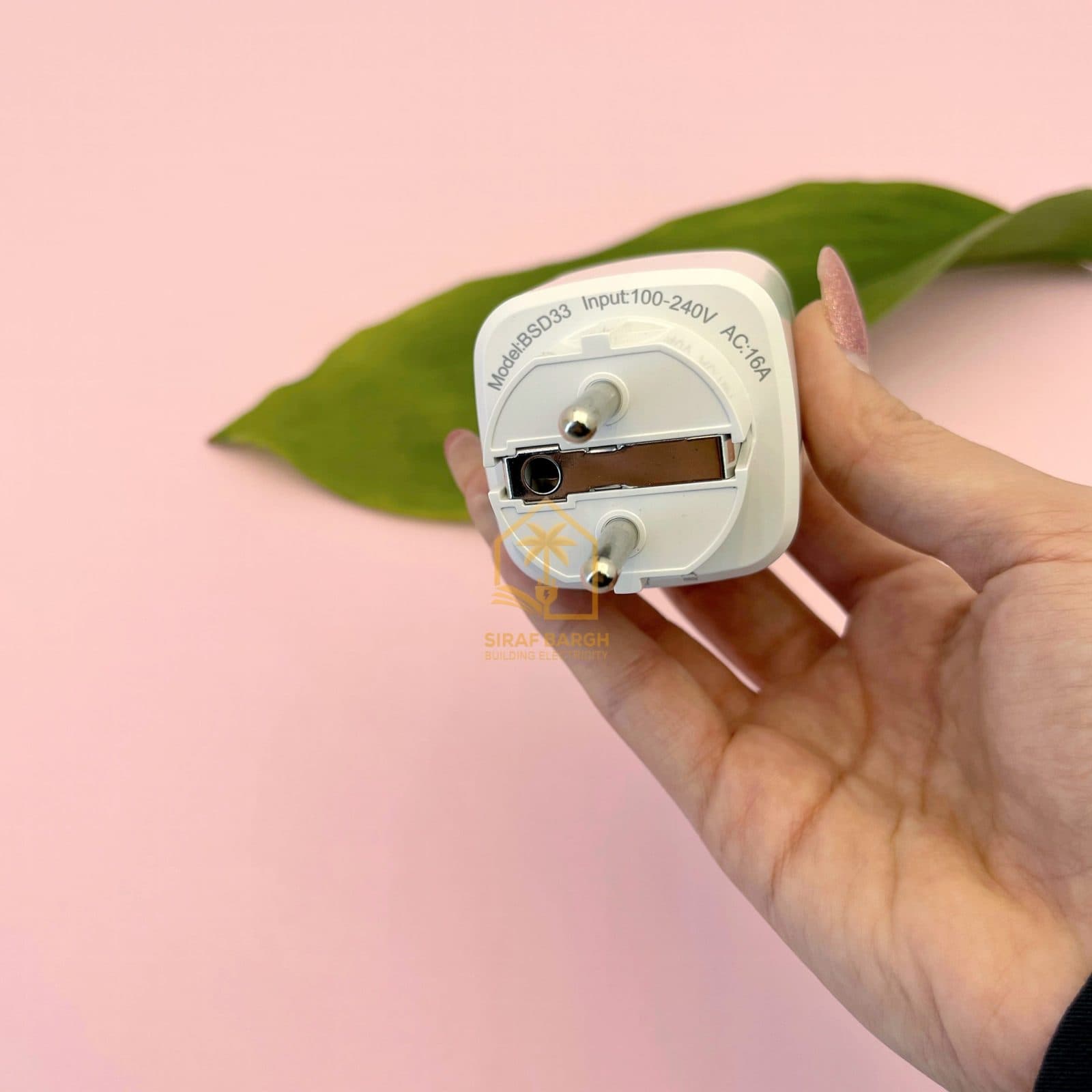 پریز هوشمند دوشاخه دار 16 آمپر تویا Tuya Wifi — تصویر ۳