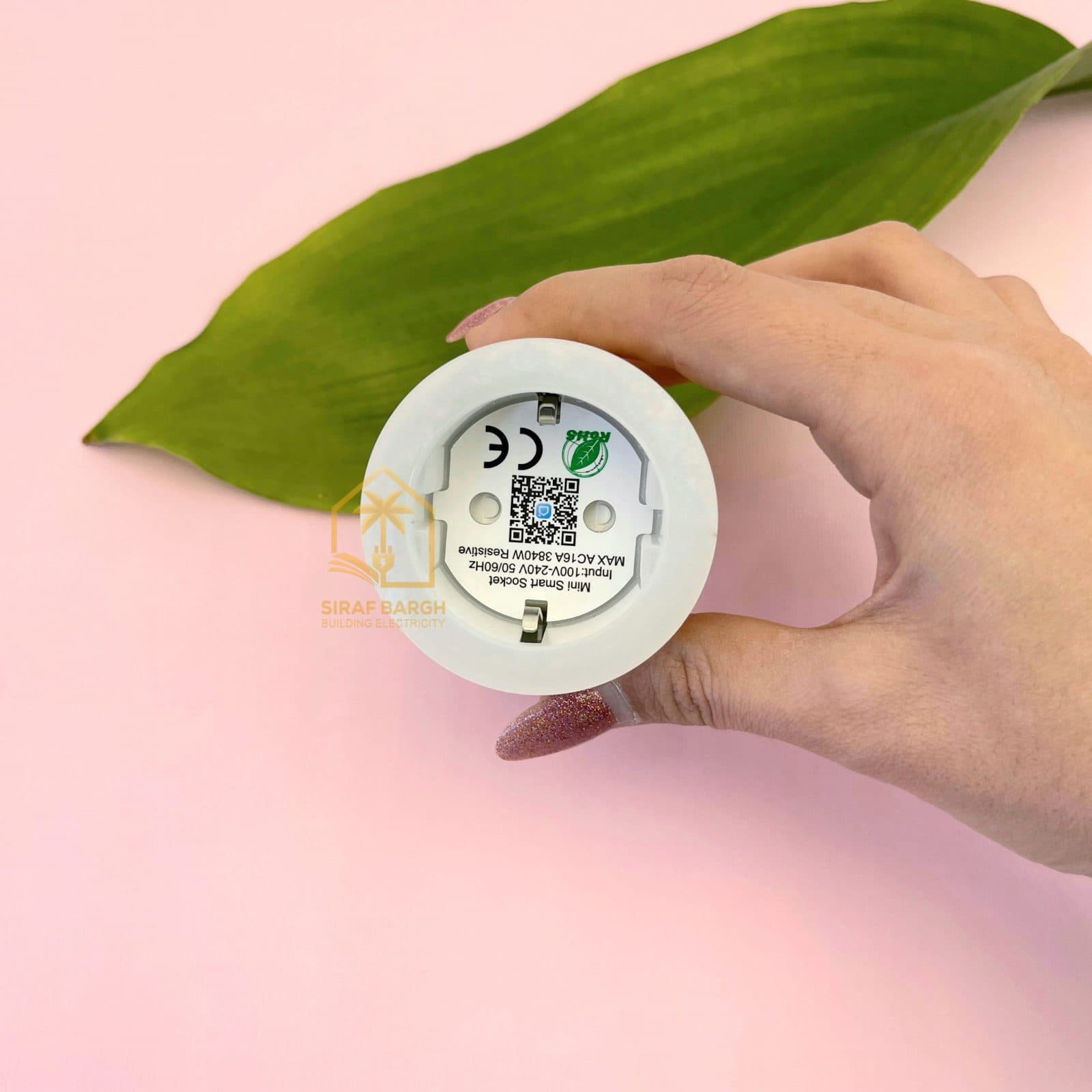 پریز هوشمند دوشاخه دار 16 آمپر Led تویا Tuya Wifi مانیتورینگ مصرف انرژی — تصویر ۲
