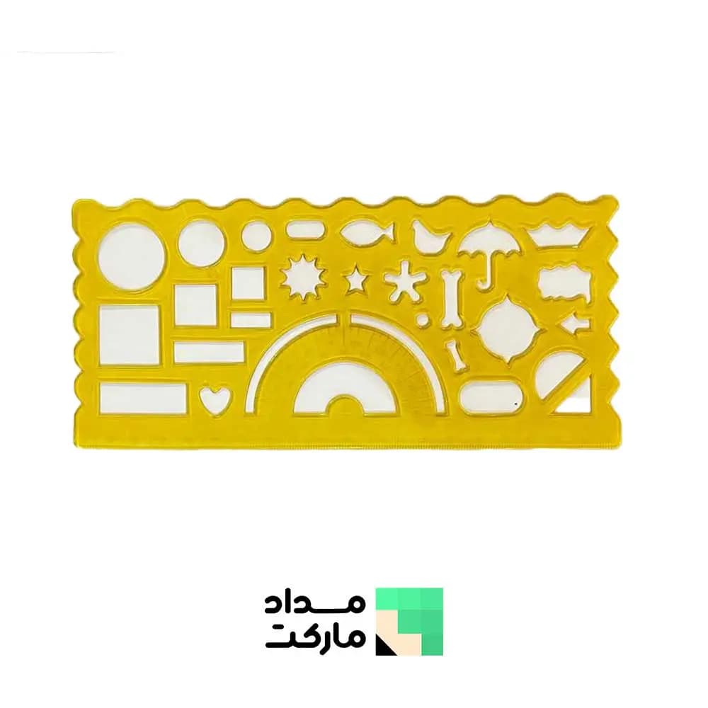 شابلون دوقلو خط کش و نقاله دار — تصویر ۵