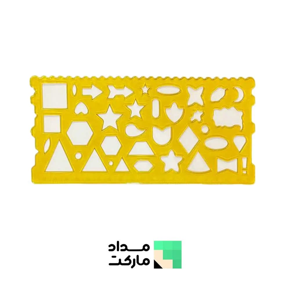 شابلون دوقلو خط کش و نقاله دار — تصویر ۴