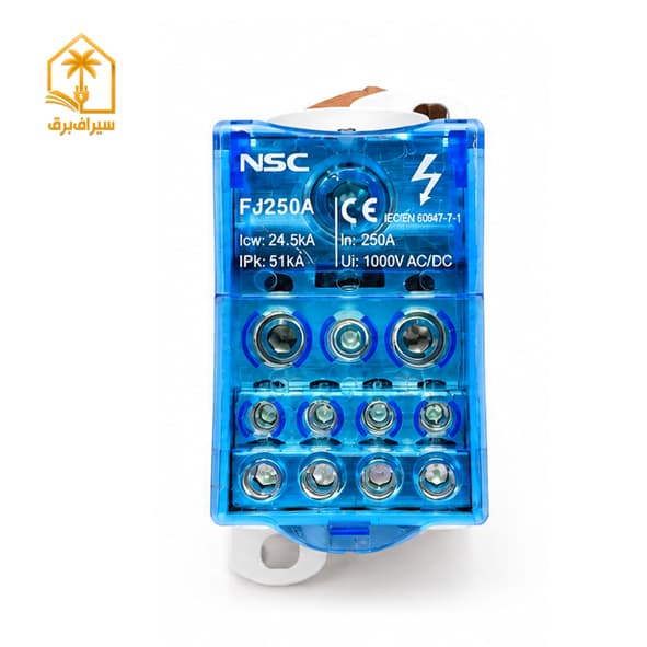 ترمینال توزیع تک پل 250 آمپر NSC کد FJ250A — تصویر ۴