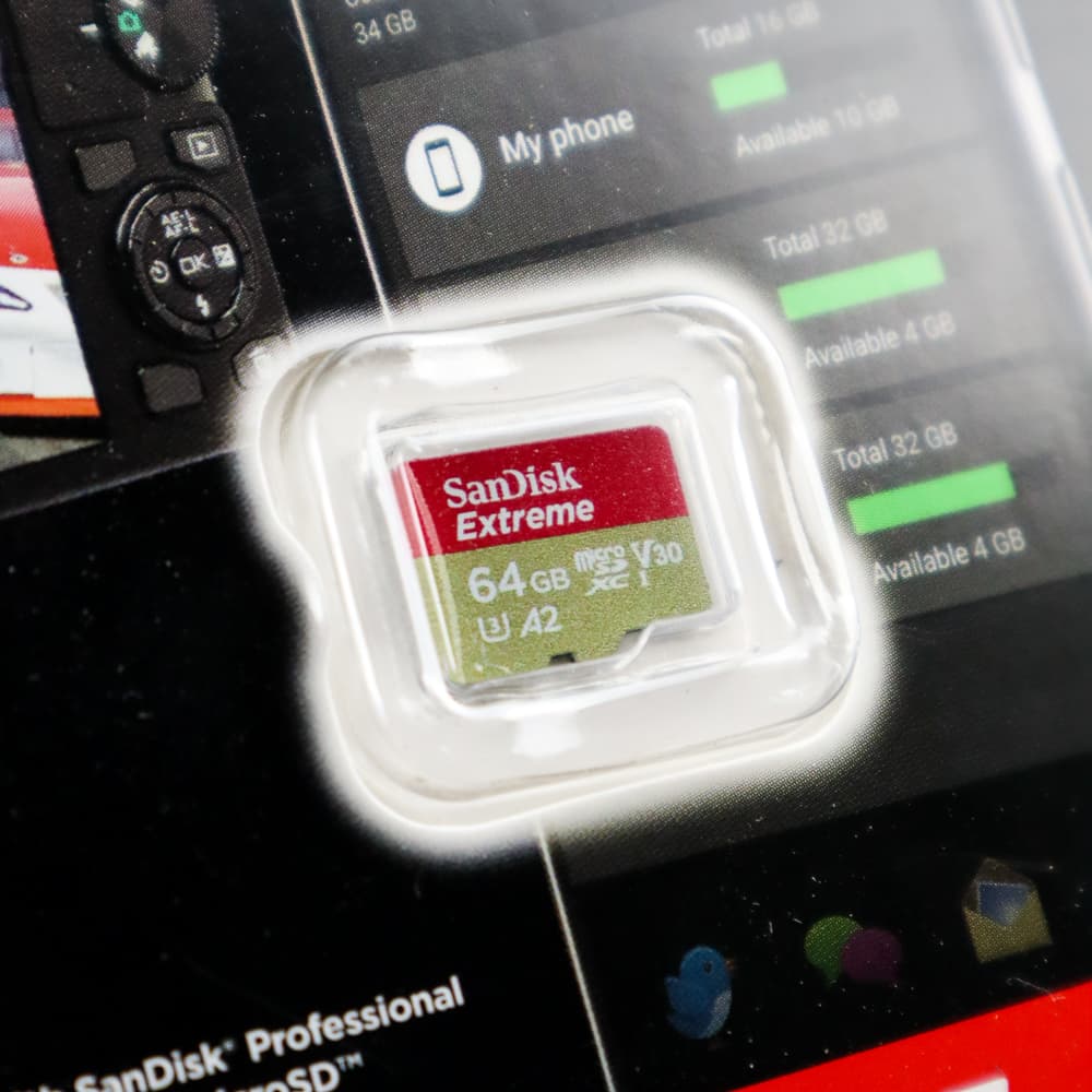 کارت حافظه سن دیسک microSDXC مدل Extreme کلاس A1 استاندارد UHS-I U3 سرعت 95MBps ظرفیت 64 گیگابایت کدm22725 — تصویر ۲