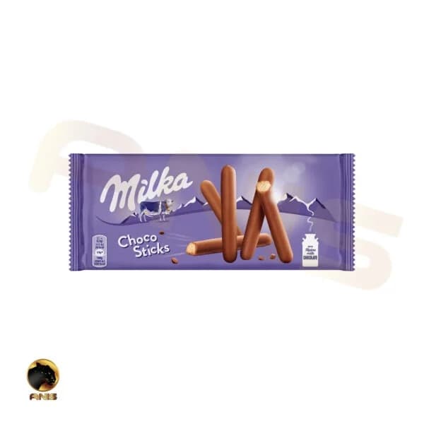 بیسکویت چوبی choco sticks سوئیسی با روکش شکلاتی میلکا 112 گرم