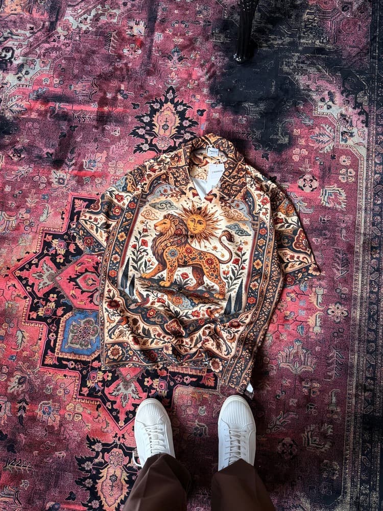 پیراهن طرح اصیل ایرانی برند 2MORROW+وارداتی — تصویر ۲