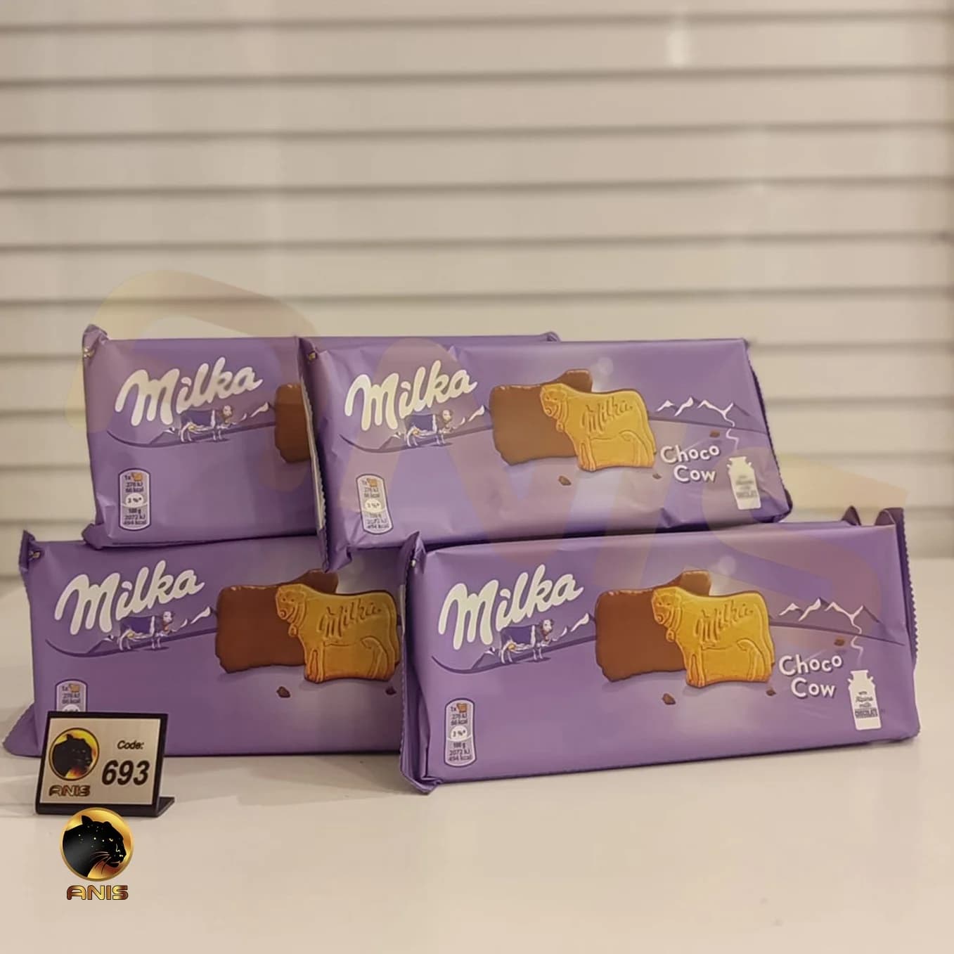 بیسکویت شکلاتی choco cow میلکا سوئیسی 120 گرم — تصویر ۲
