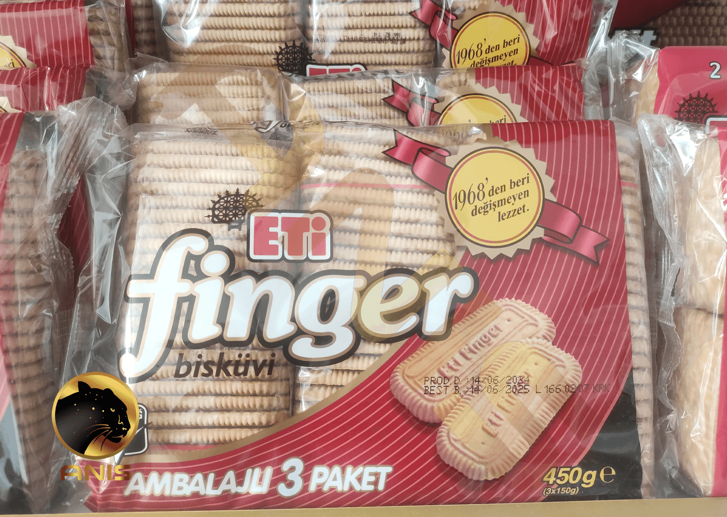 بیسکویت فینگر اتیETi finger 450 گرم