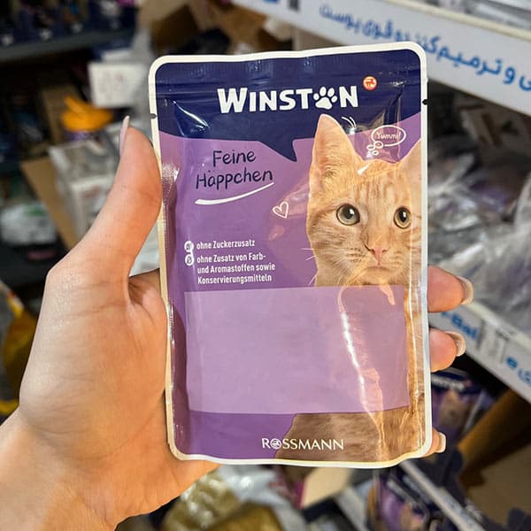 پوچ گربه وینستون با طعم مرغ و جگرWinston Poultry & Liver — تصویر ۲