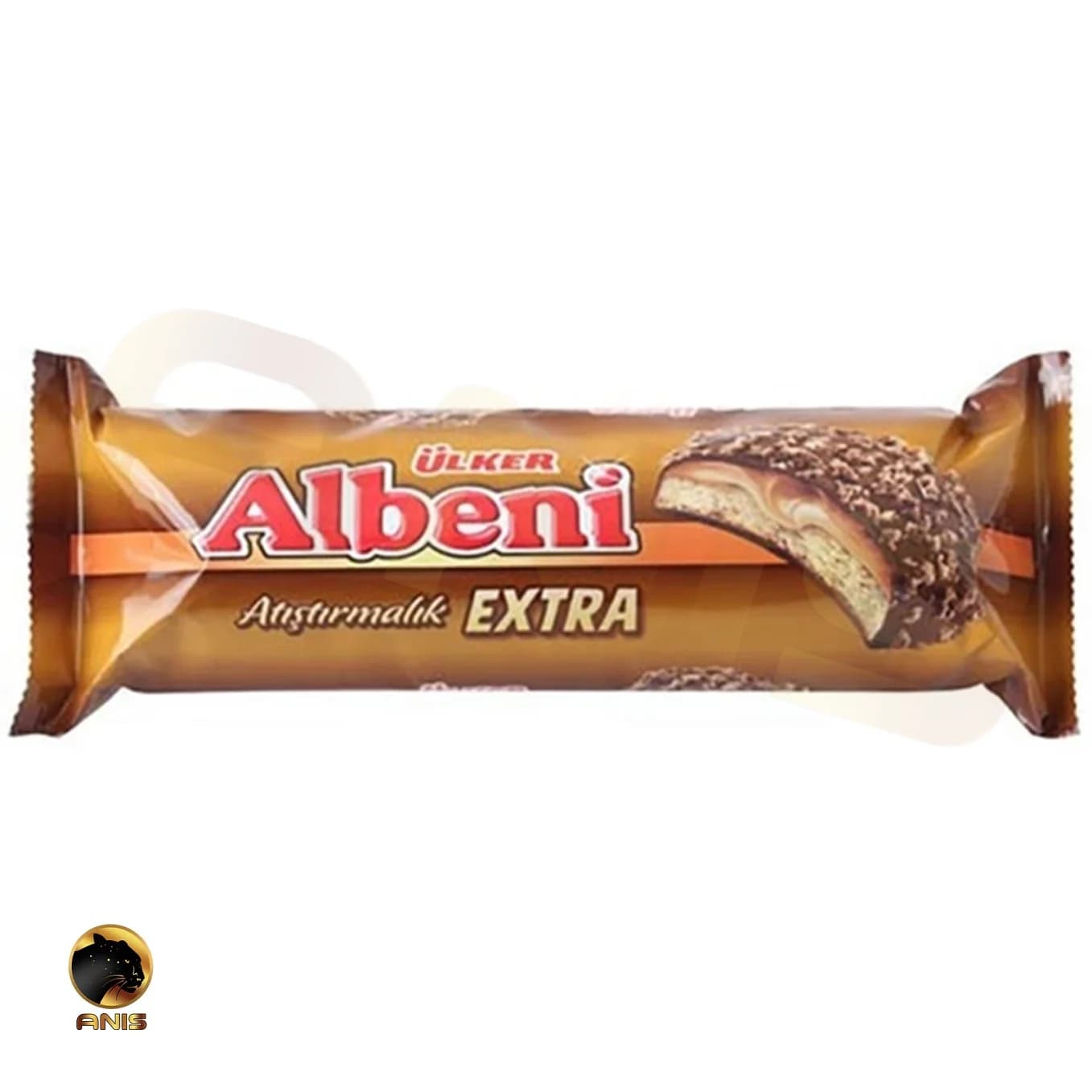 بیسکویت کاراملی albeni اولکر روکش شکلات شیری 170 گرم