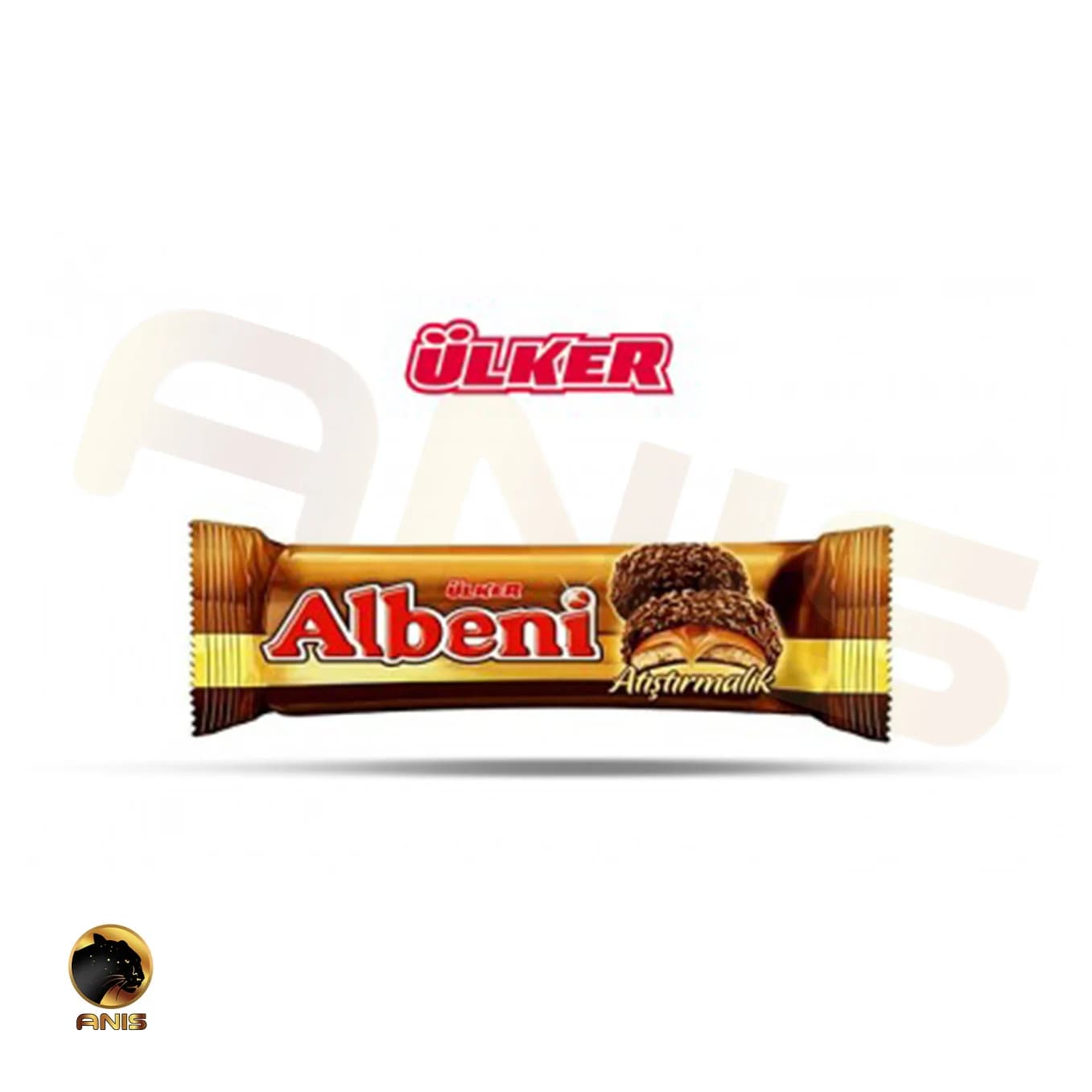 بیسکویت کاراملی با روکش شکلات اولکر آلبنی بسته olker وزن 72 گرمی — تصویر ۳