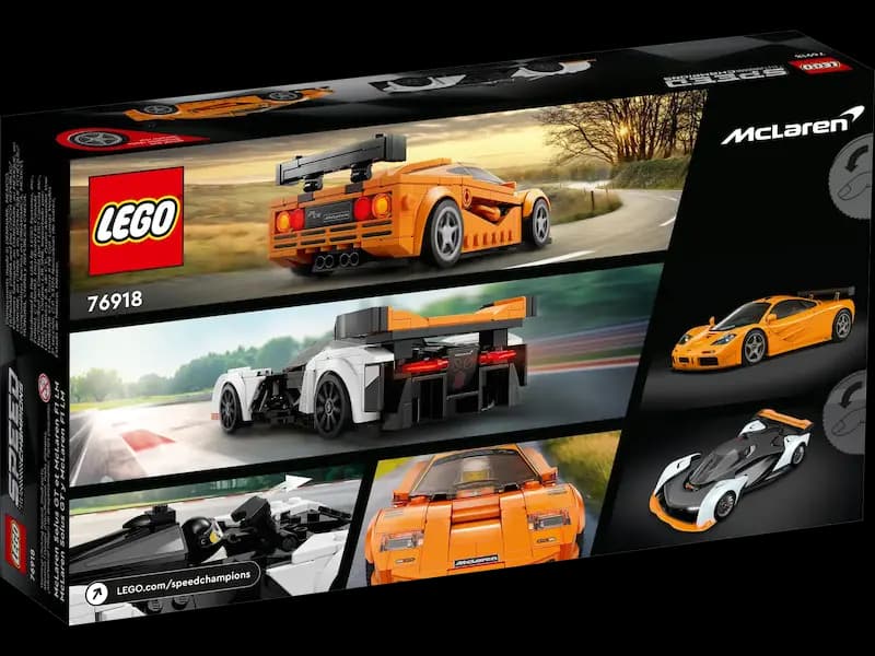 لگو اسپید مدل McLaren Solus GT & McLaren F1 LM کد 76918 — تصویر ۵