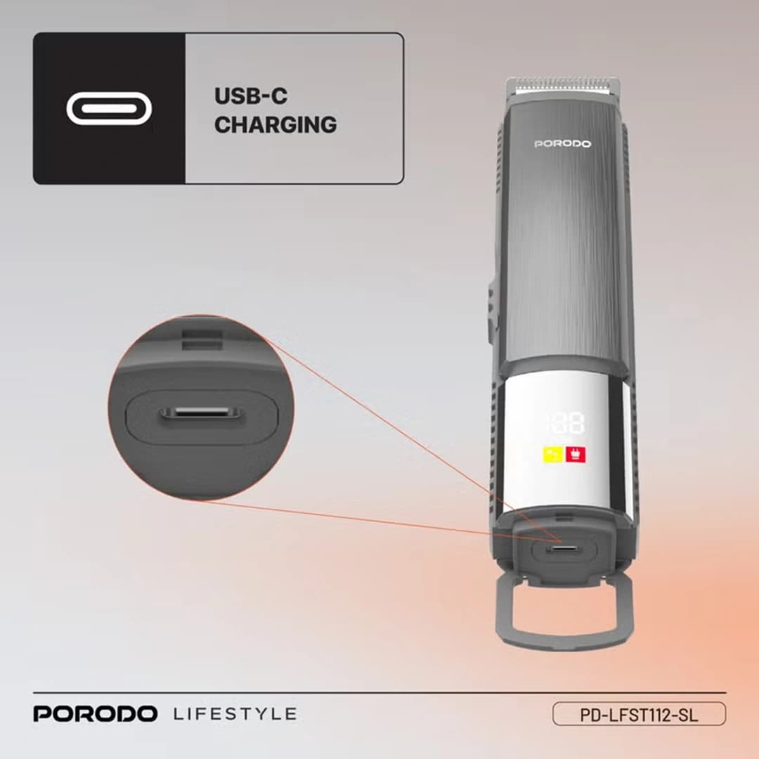 ماشین اصلاح شارژی 14 کاره پرودو مدل Porodo PD-LFST112-SL — تصویر ۲