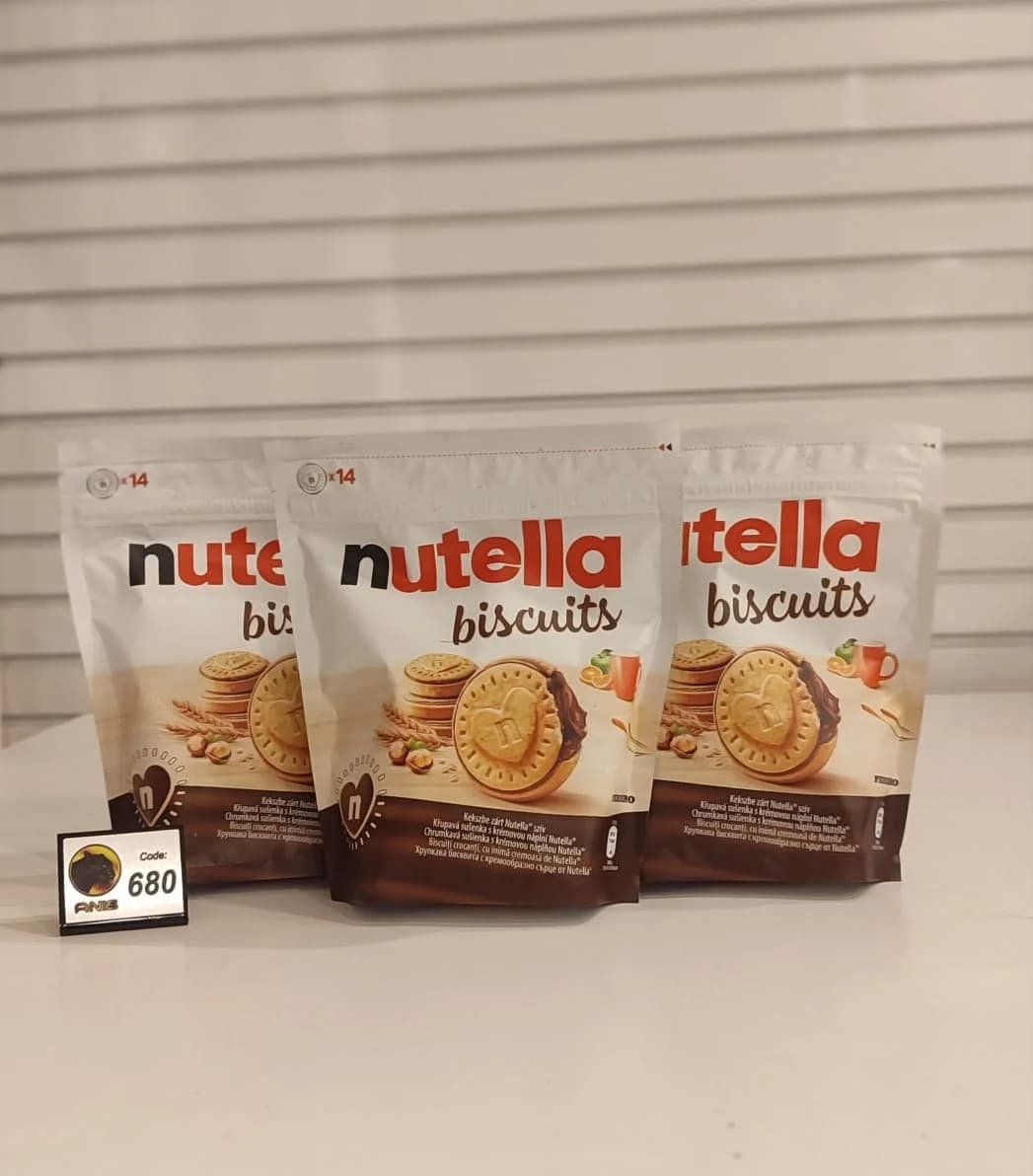بیسکویت نوتلا nutella ایتالیایی حجم 193 گرم — تصویر ۵