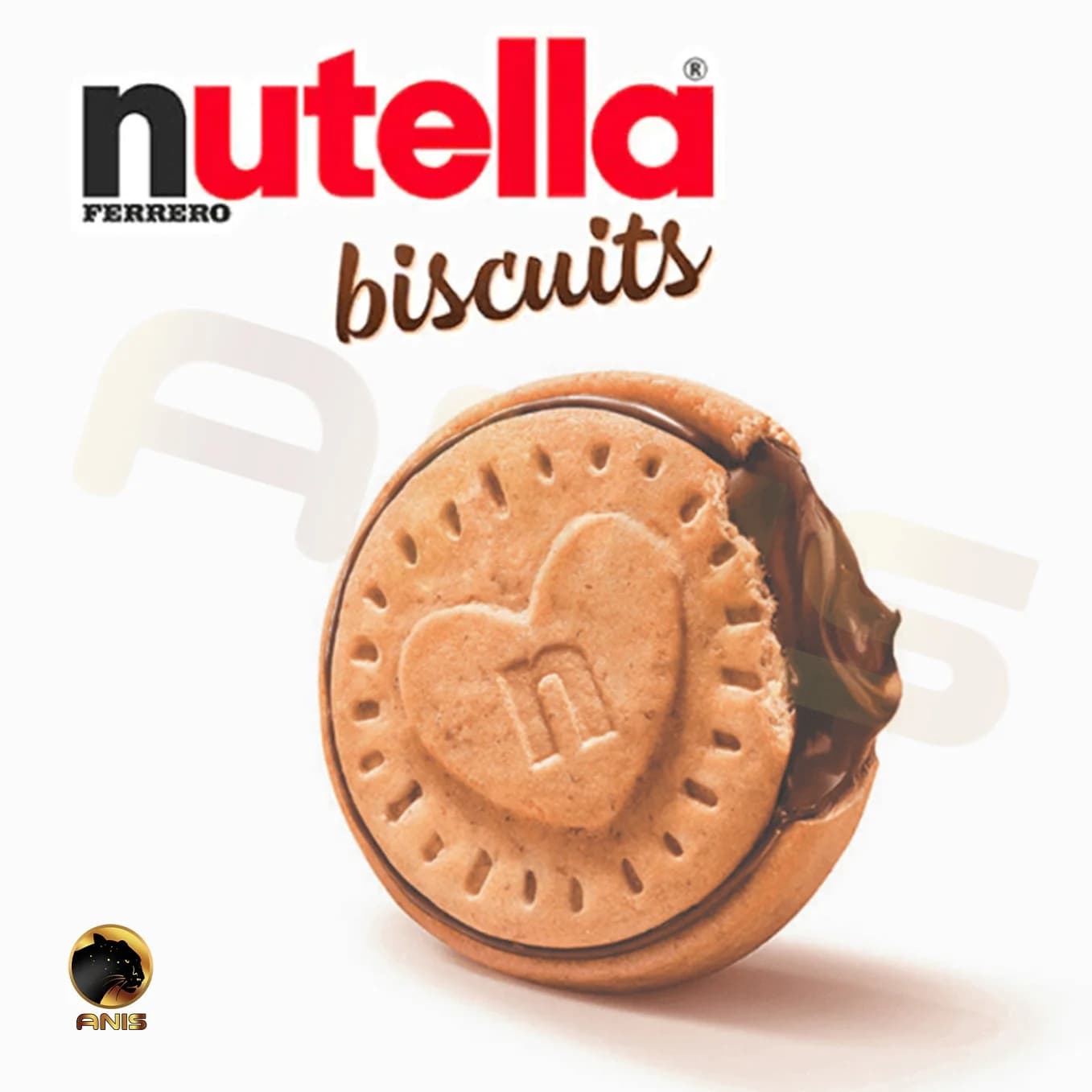 بیسکویت نوتلا nutella ایتالیایی حجم 193 گرم — تصویر ۳