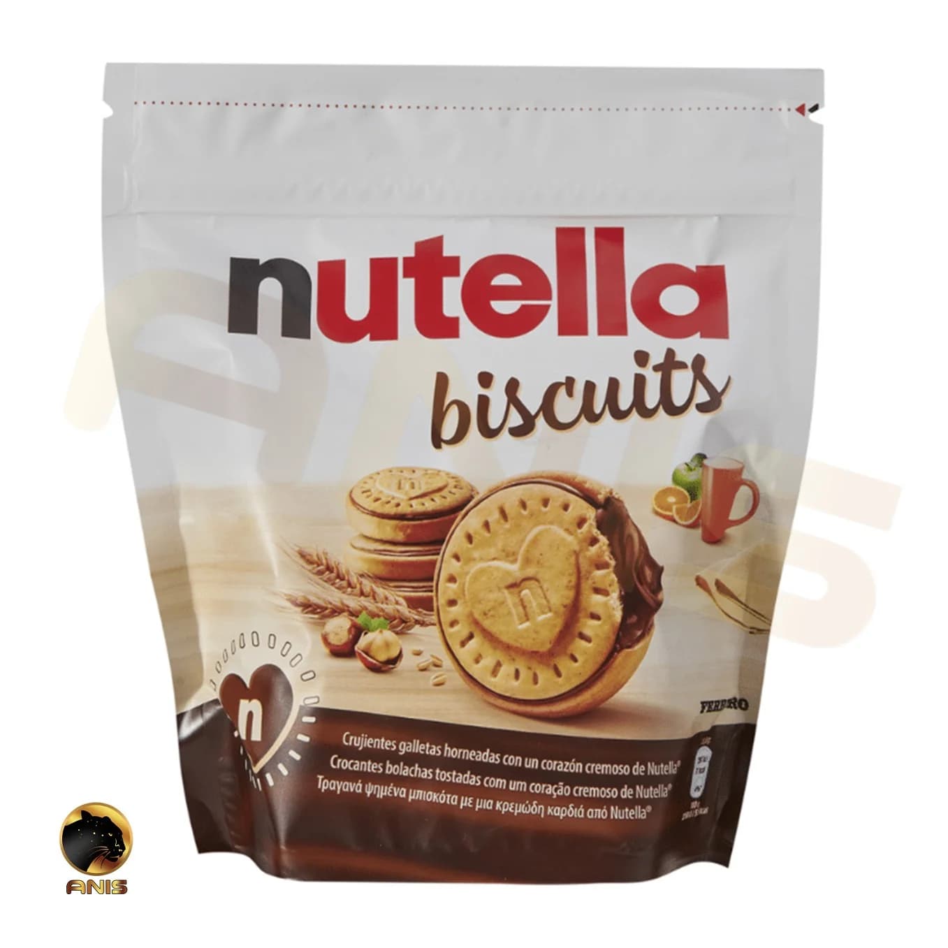 بیسکویت نوتلا nutella ایتالیایی حجم 193 گرم — تصویر ۴