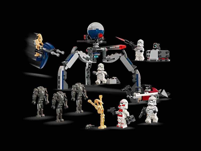 لگو استاروارز مدل Clone Trooper & Battle Droid Battle Pack کد 75372 — تصویر ۵