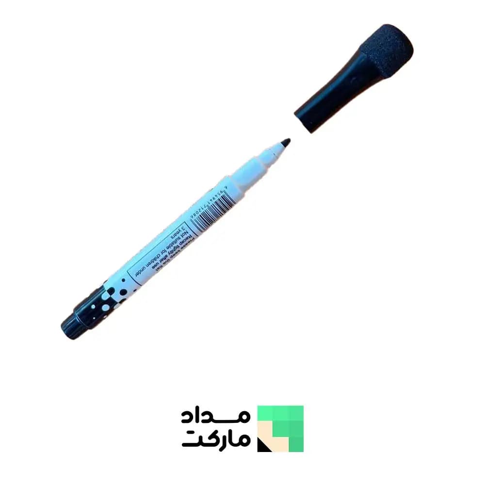 ماژیک وایت برد رنگی مگنتی پاکن دار — تصویر ۳