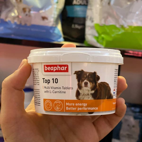 قرص مولتی ویتامین سگ تاپ تن بیفار Beaphar Top 10 Dog — تصویر ۲