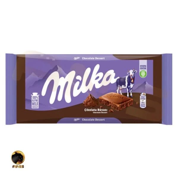تابلت شکلات chocolate dessert میلکا آلمانی 100 گرم