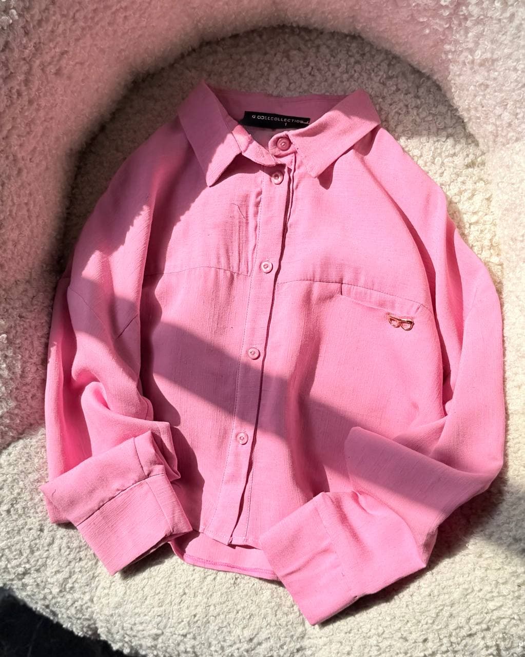 شومیز کراپ پاستیلی🌸🍋 — تصویر ۵