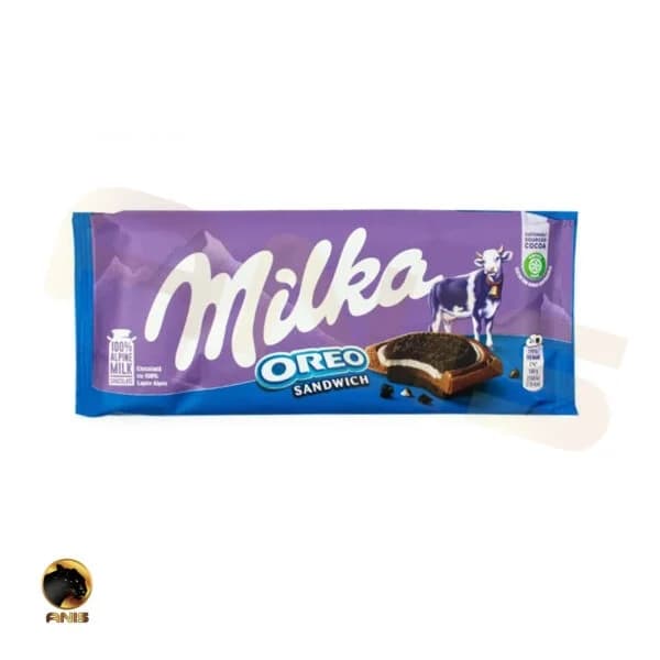 تابلت شکلات شیری oreo sandwich میلکا سوئیسی 92 گرم