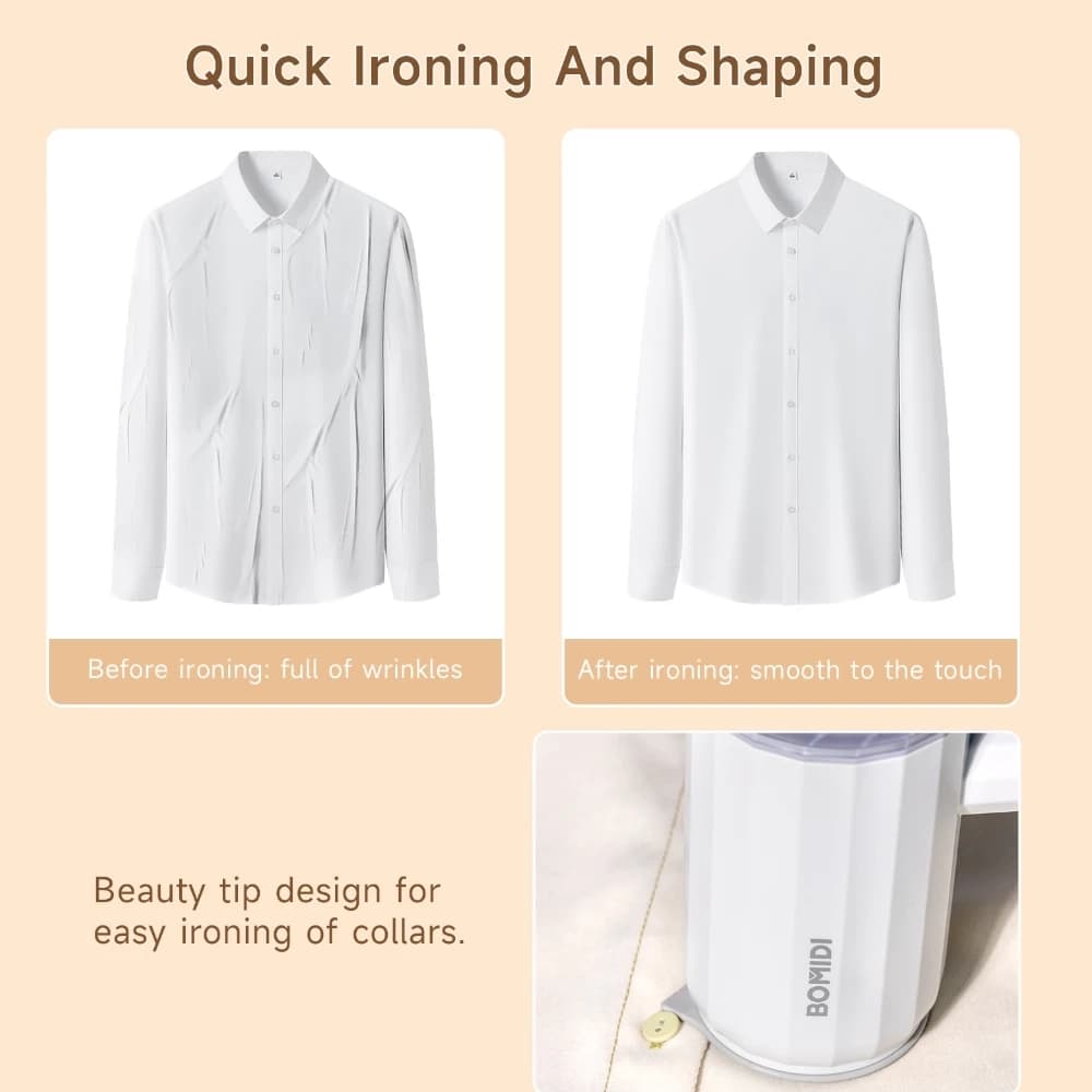 اتو بخار تاشو شیائومی مدل Bomidi Powerful Steaming Iron GS01 — تصویر ۶