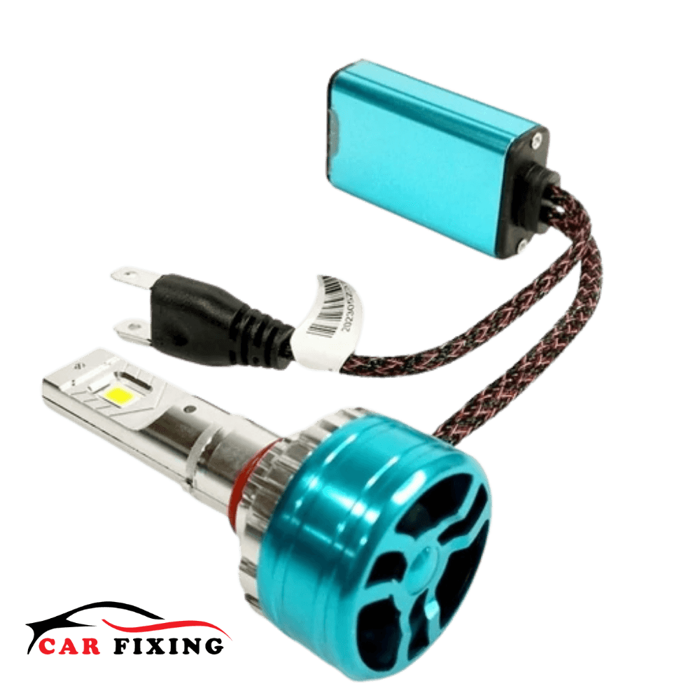 هدلایت MZM D300 پایه H7 سفید یخی | چیپ CSP | توان 220 وات — تصویر ۳