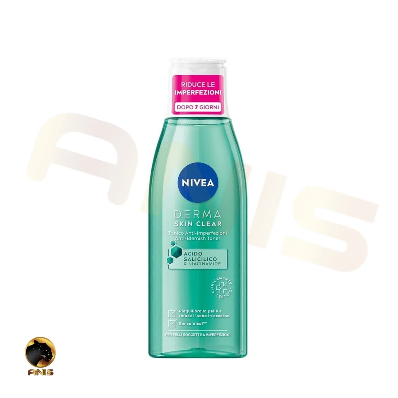 تونر Derma Skin Clear نیوا ضد جوش 200 میل — تصویر ۴