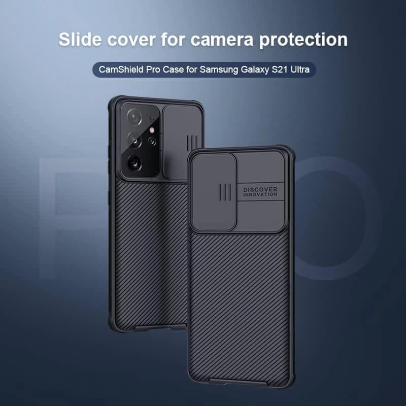 کاور نیلکین مدل camshield pro مناسب برای گوشی موبایل سامسونگ Galaxy S21 Ultra کدm22570 — تصویر ۳