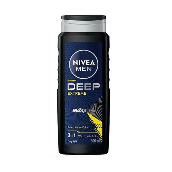 شامپو سر و بدن مردانه نیوا مدل Deep Extreme حجم 500 میلی لیتر
