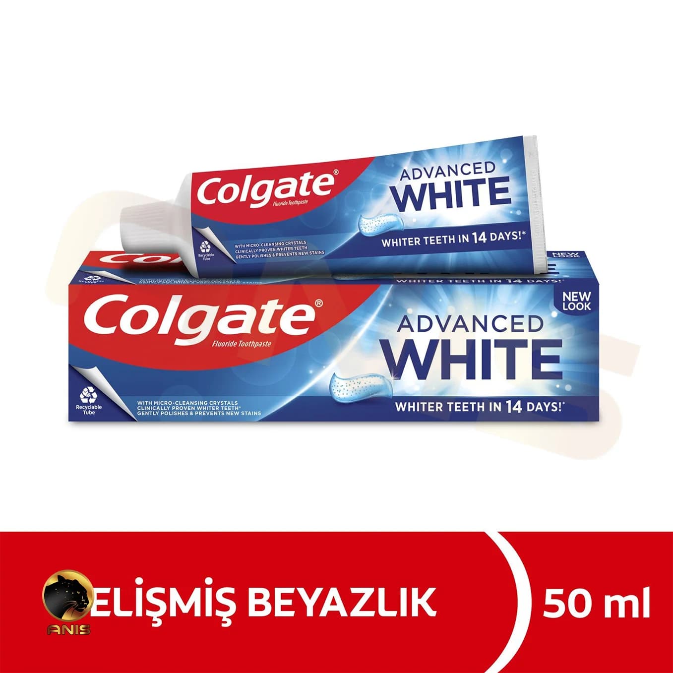 خمیر دندان Advanced White کلگیت سفید کننده دندان 50 میل