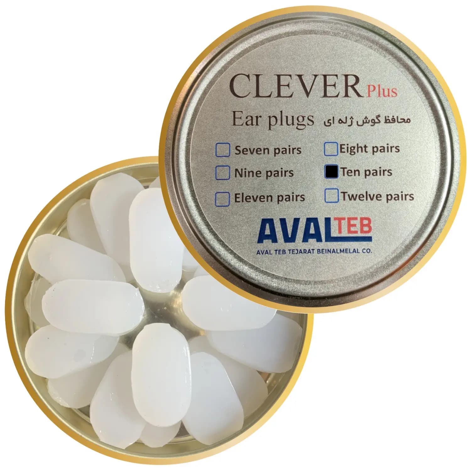 محافظ گوش ژله ای ده جفت CLEVER plus