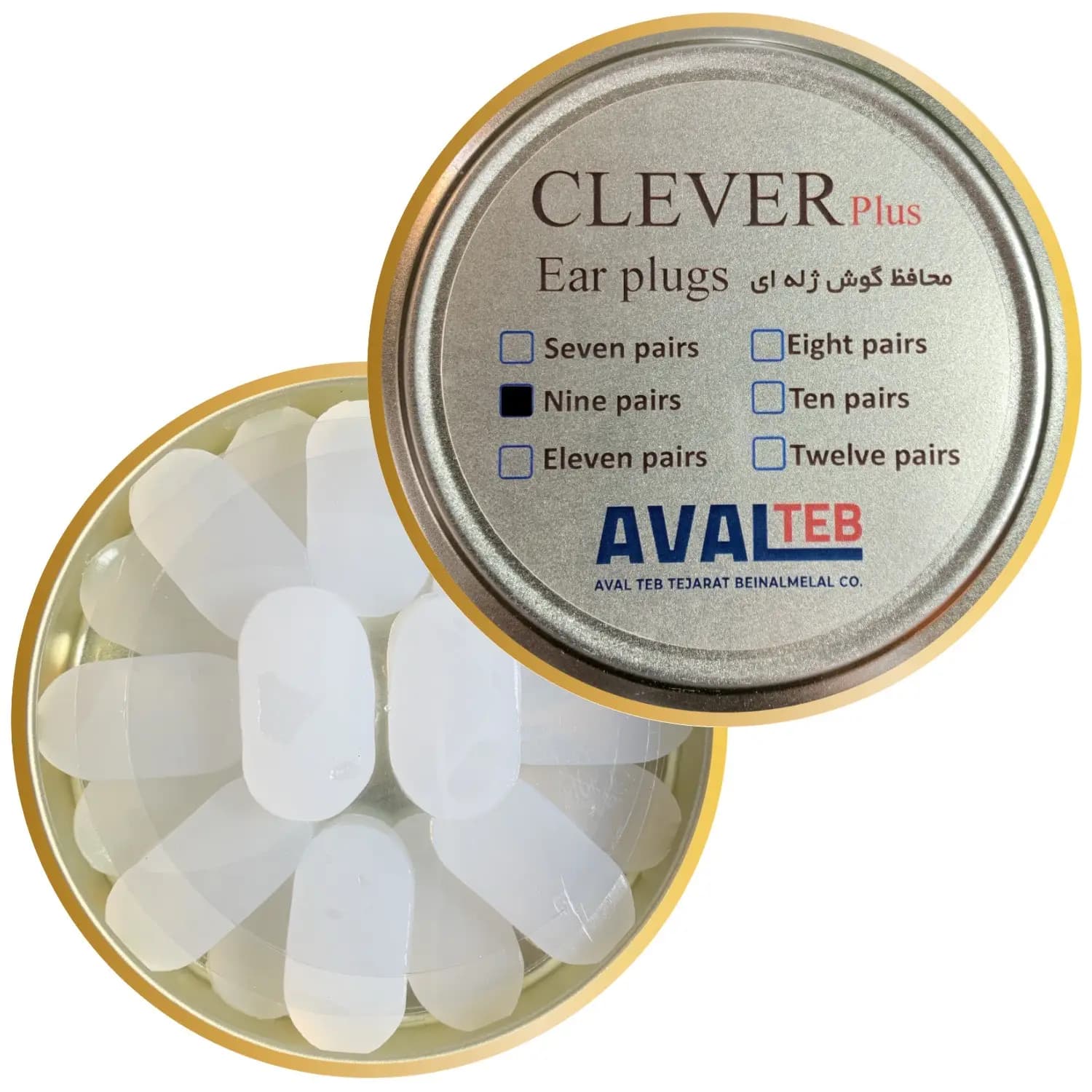 محافظ گوش ژله ای نه جفت CLEVER plus