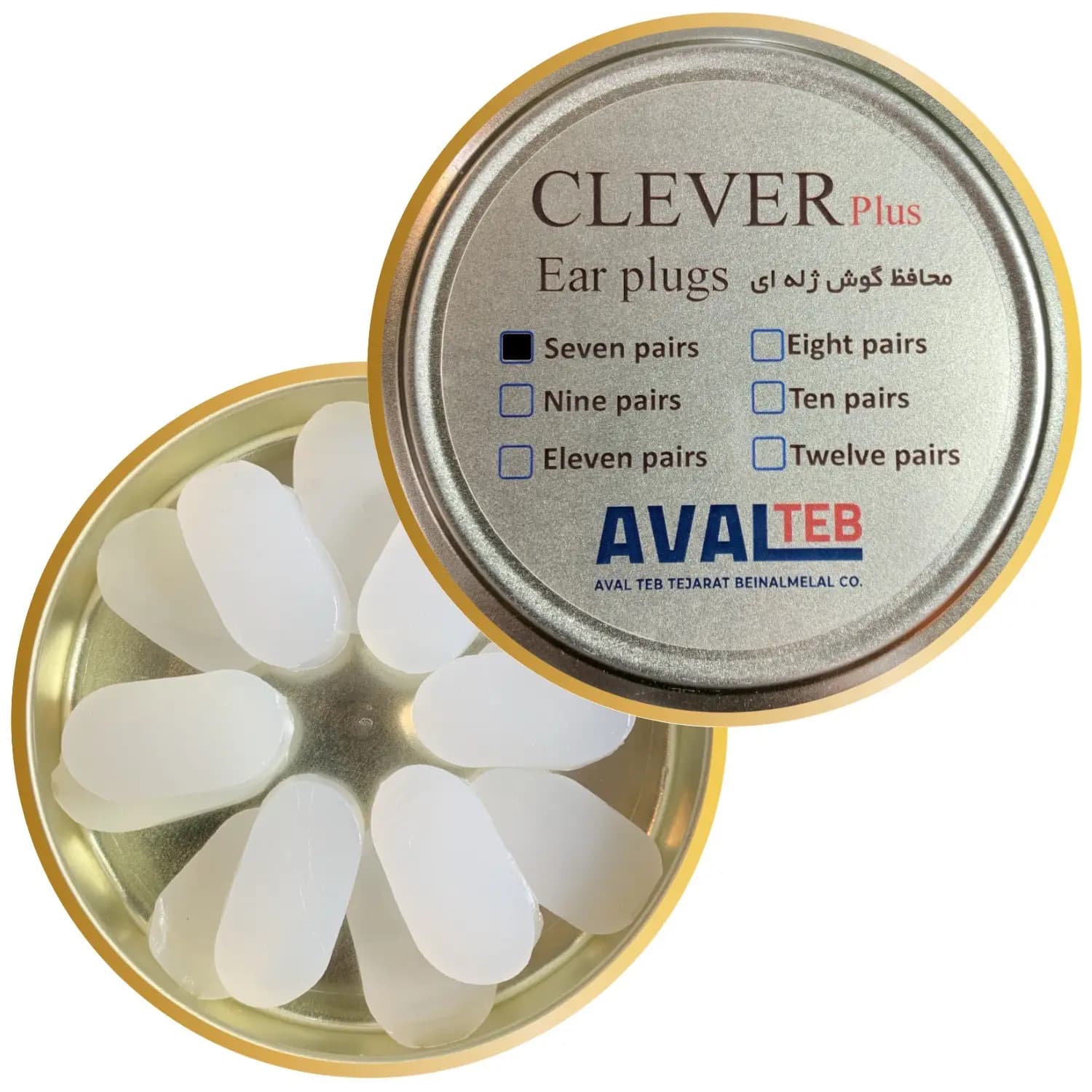 محافظ گوش ژله ای هفت جفت CLEVER plus