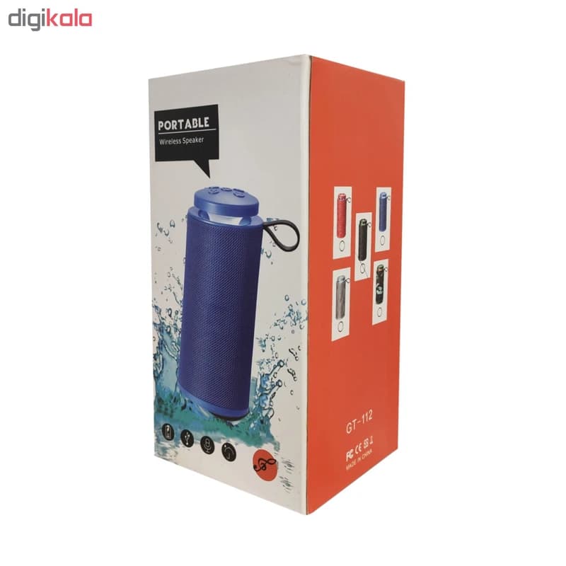 اسپیکر بلوتوثی قابل حمل مدل GT-112 کدm22564 — تصویر ۲