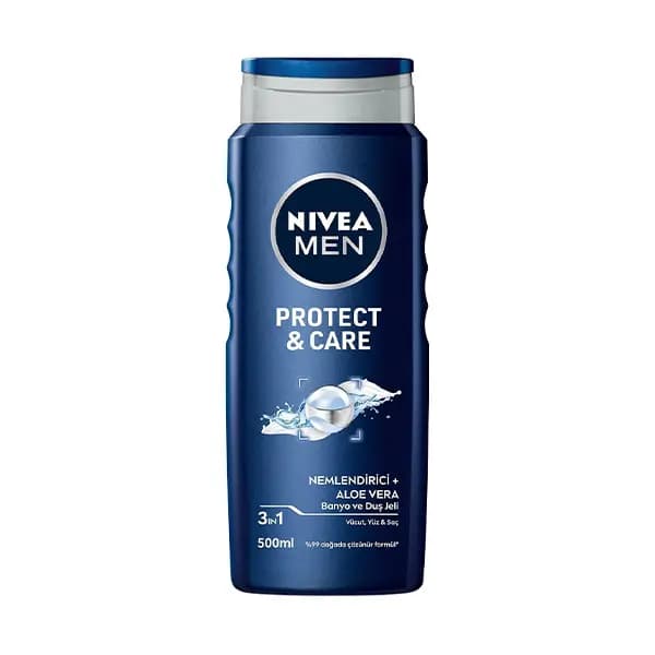 شامپو سر و بدن مردانه نیوا مدل Protect & Care حجم 500 میلی لیتر
