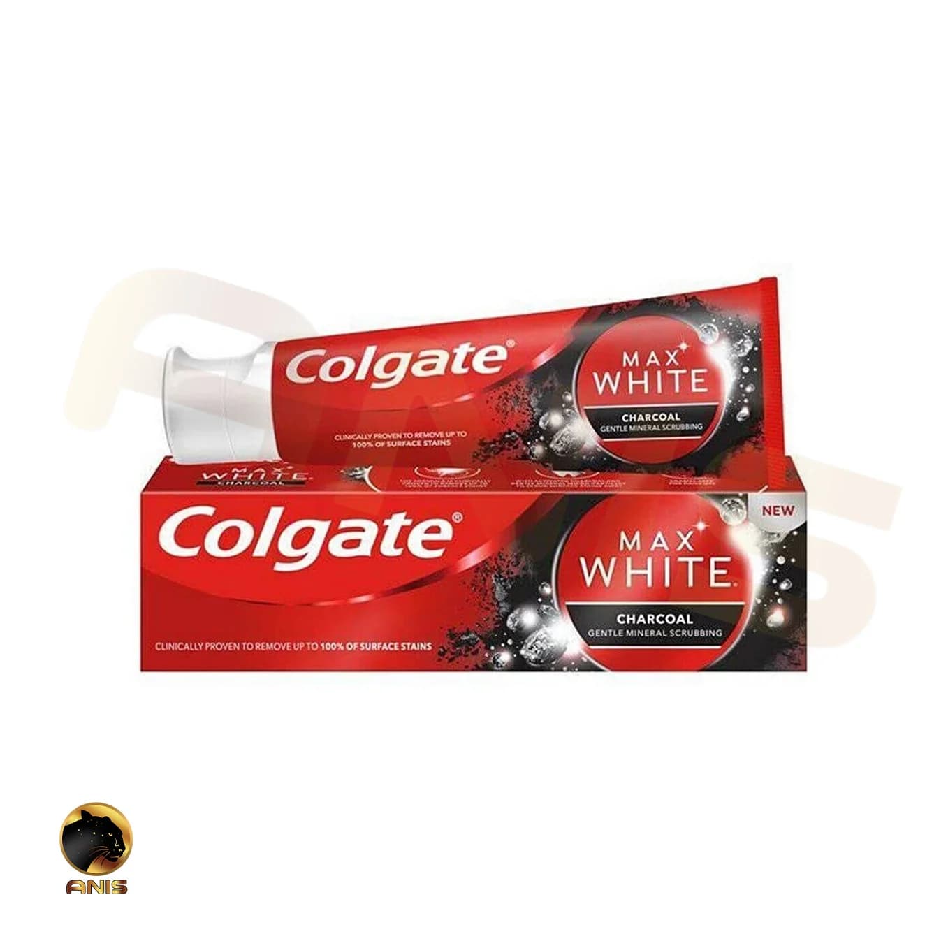 خمیر دندان Optic White charcoal کلگیت 50 میل — تصویر ۳