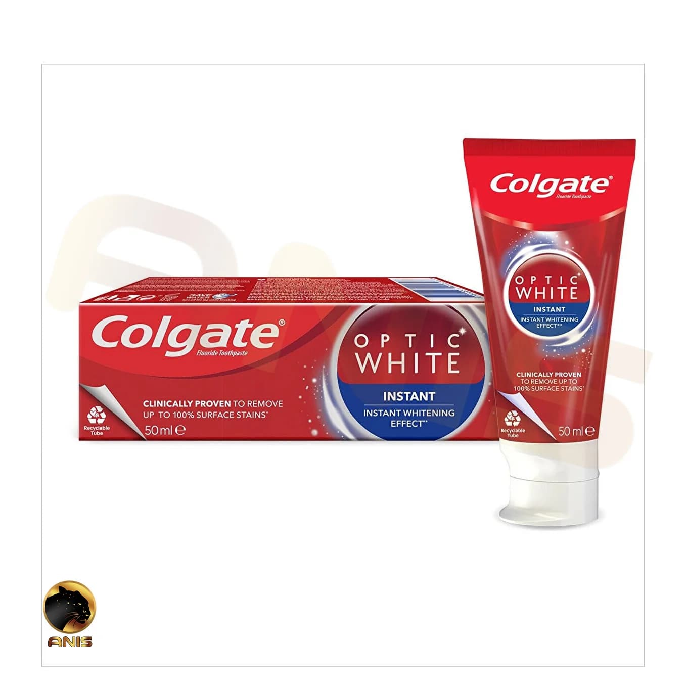 خمیر دندان Optic White Instant کلگیت سفید کننده فوری 50 میل — تصویر ۲