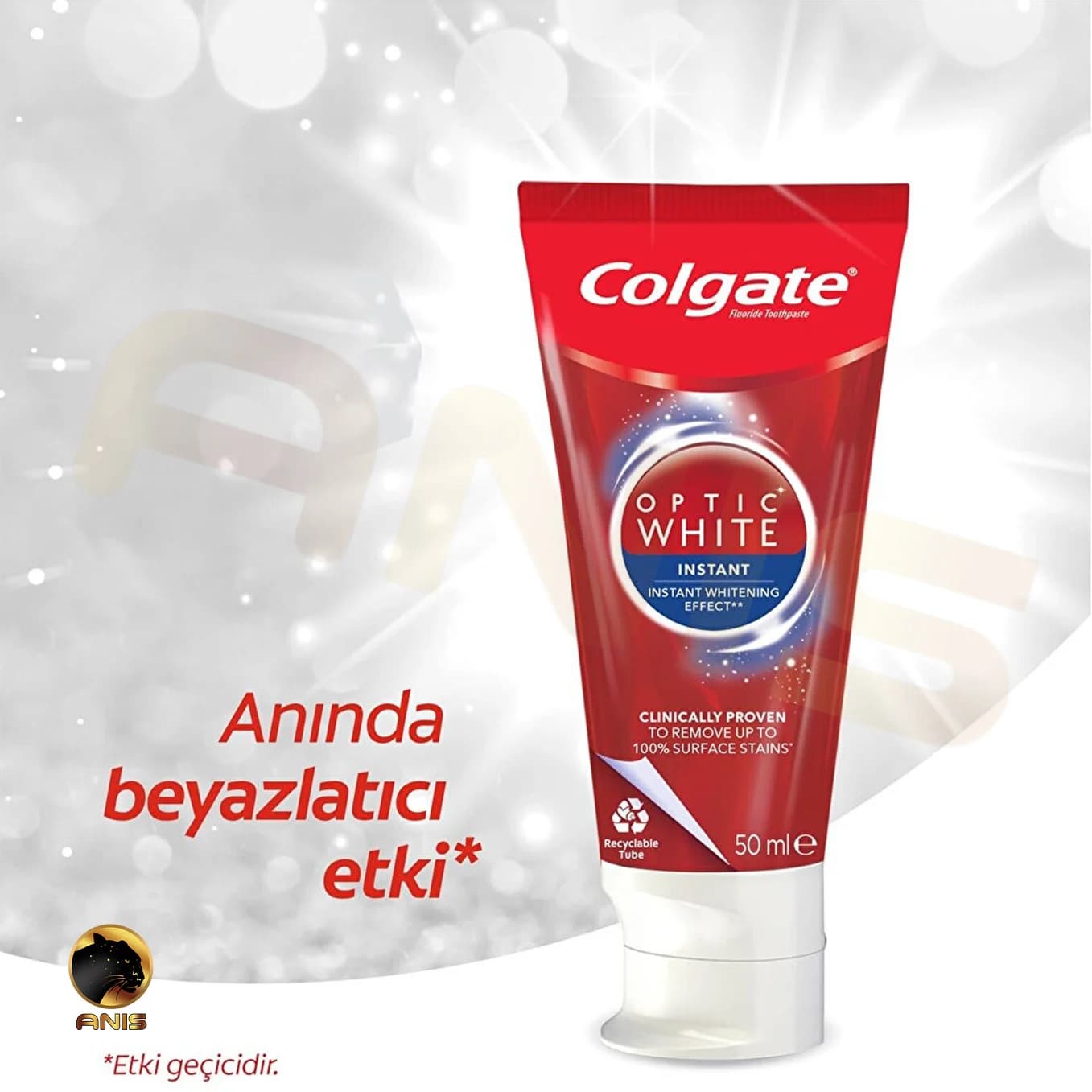 خمیر دندان Optic White Instant کلگیت سفید کننده فوری 50 میل — تصویر ۳