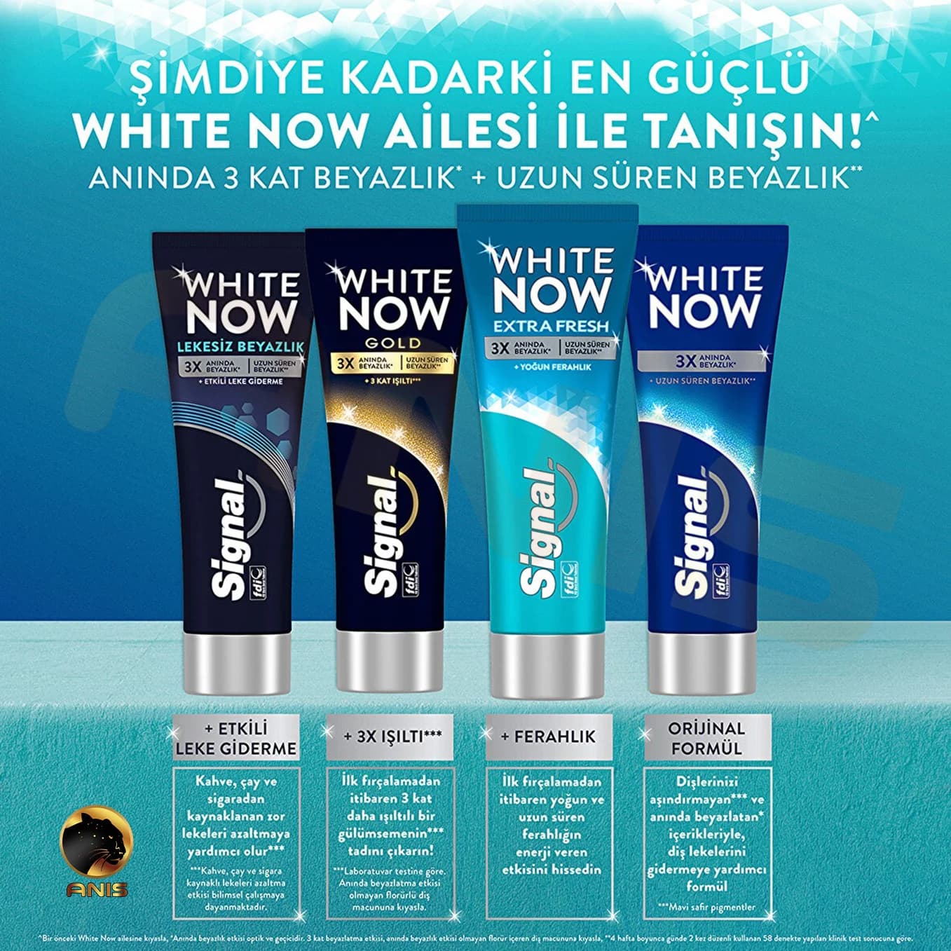 خمیر دندان White Now Extra fresh سیگنال سفید کننده فوری 75 میل — تصویر ۲