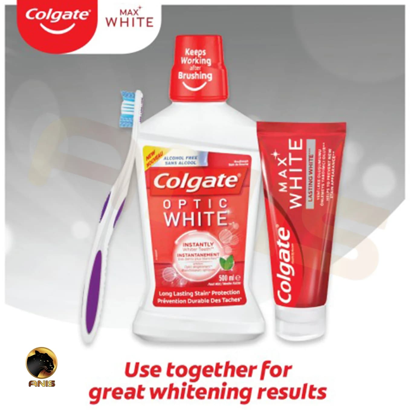 خمیر دندان سفید کننده Max White کلگیت سفید کننده ماندگار 75 میل — تصویر ۴