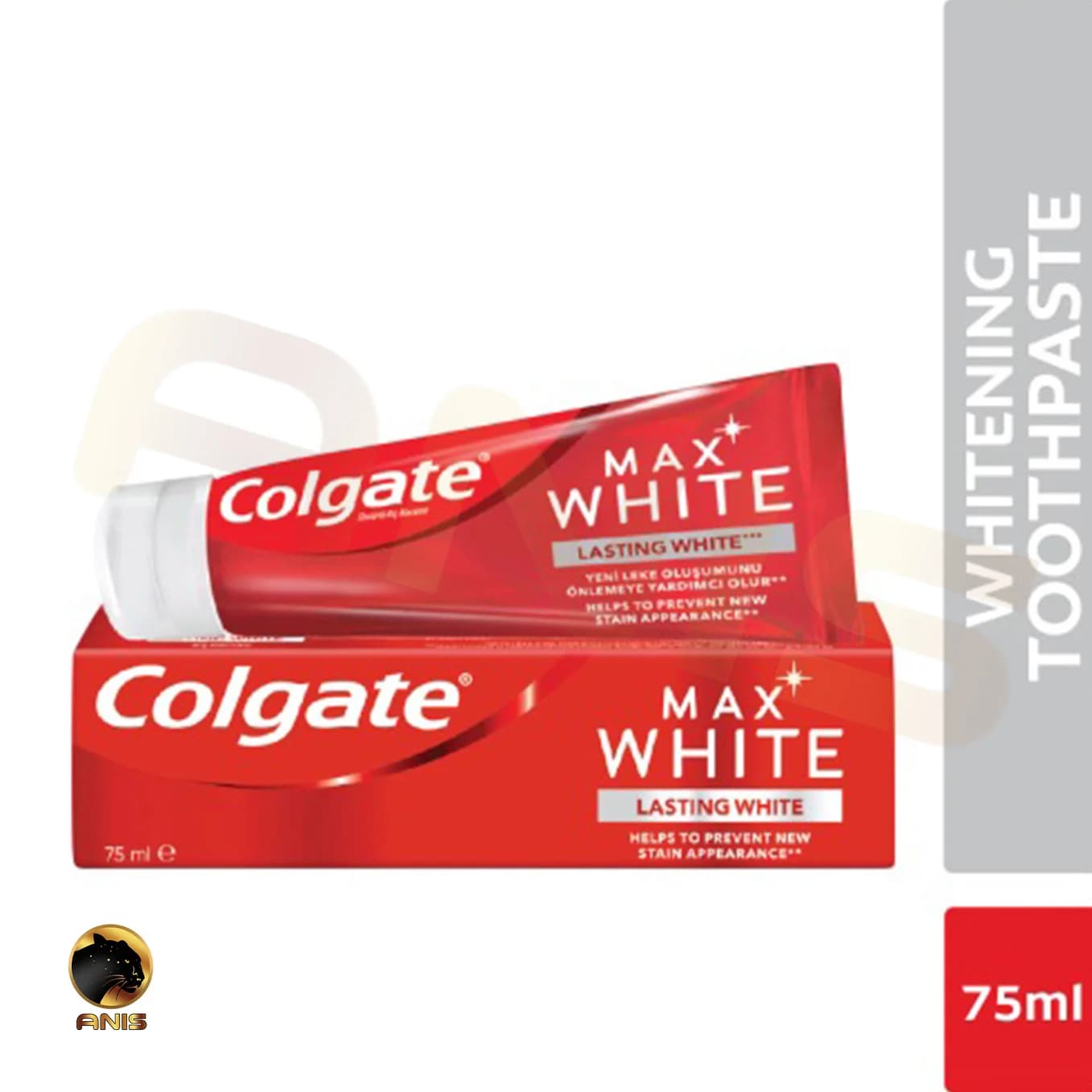 خمیر دندان سفید کننده Max White کلگیت سفید کننده ماندگار 75 میل