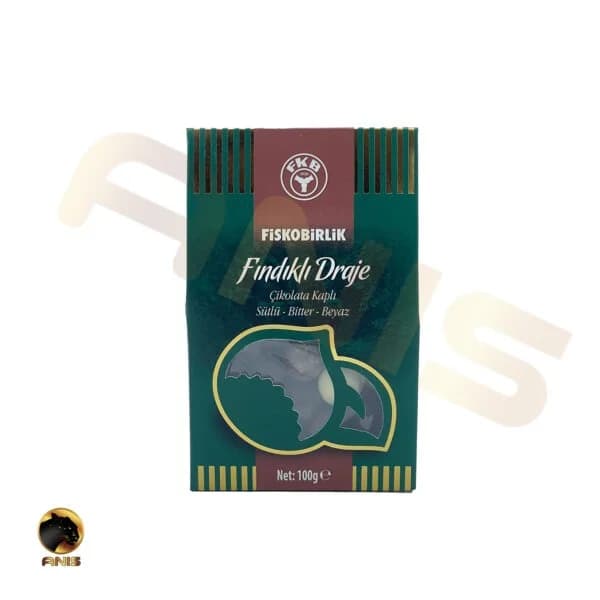 دراژه فندقی مخلوط فیسکوبیرلیک Fiskobirlik وزن 100 گرم