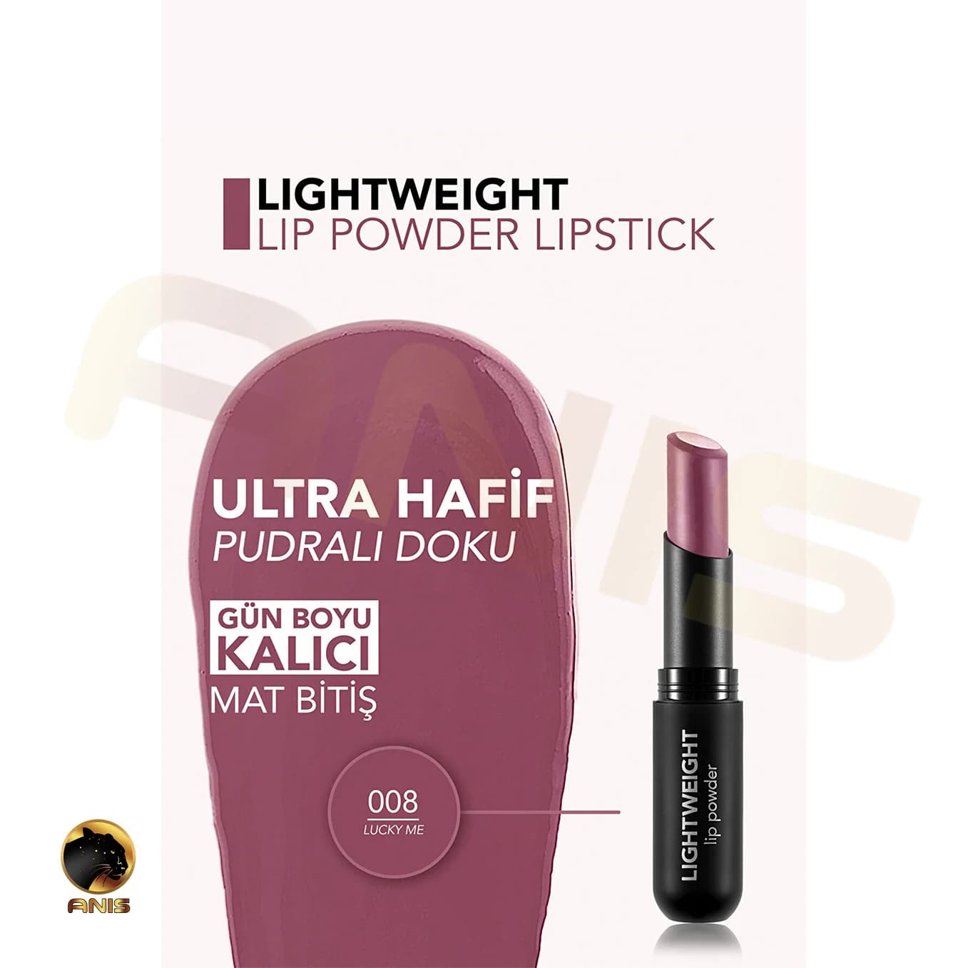 رژ لب 008 Lucky Me فلورمار LIghtweight lip powder حجم 3 گرم — تصویر ۵