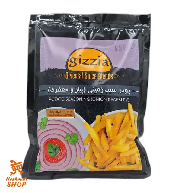 ادویه پودر سیب زمینی پیاز و جعفری گیزیا 500 گرم
