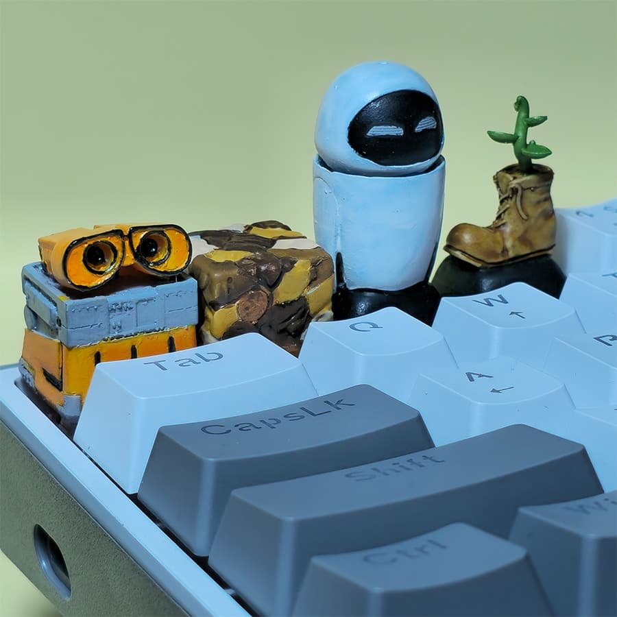کیکپ کیبورد مکانیکال انیمیشن والی Wall E animation Keycap