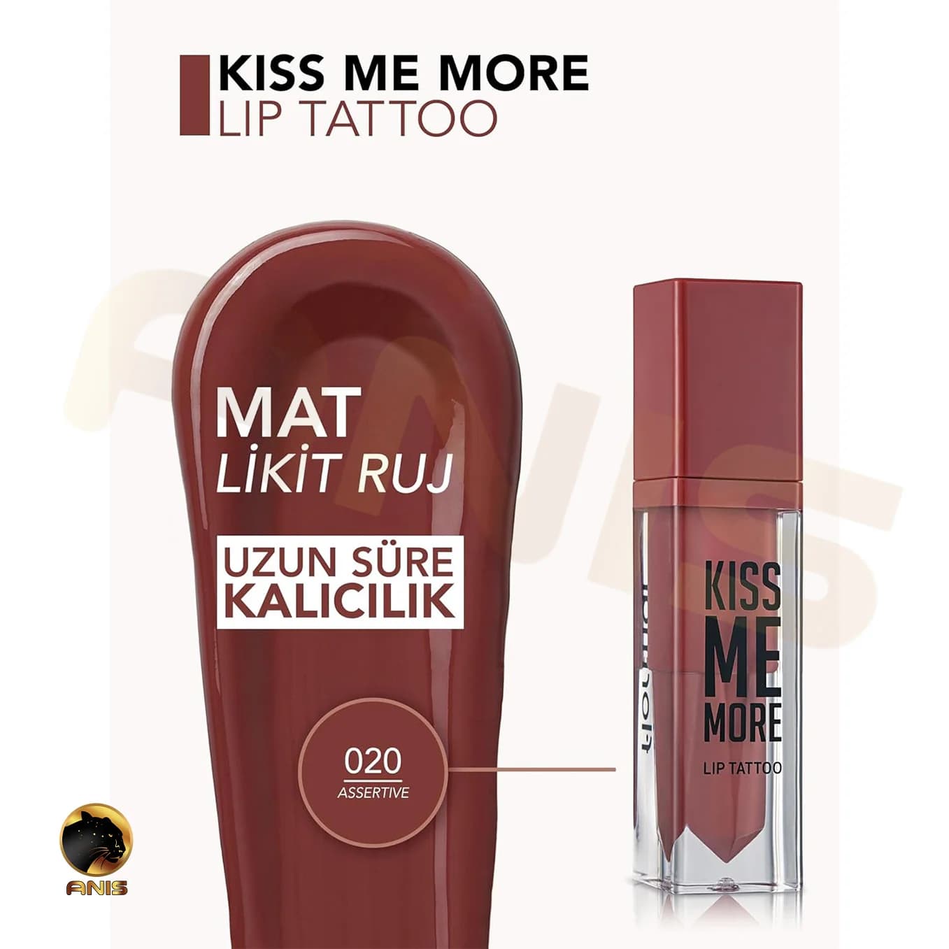 رژ لب مایع Assertive-020 Kiss me more فلورمار 3.8 میل — تصویر ۲